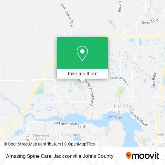 Mapa de Amazing Spine Care