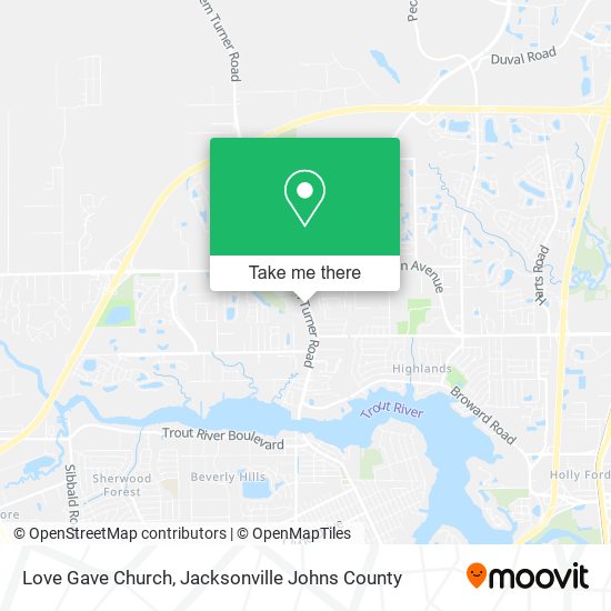 Mapa de Love Gave Church