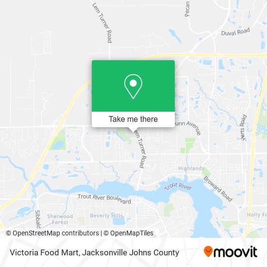 Victoria Food Mart map