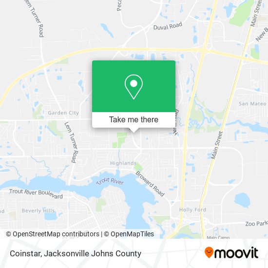 Coinstar map