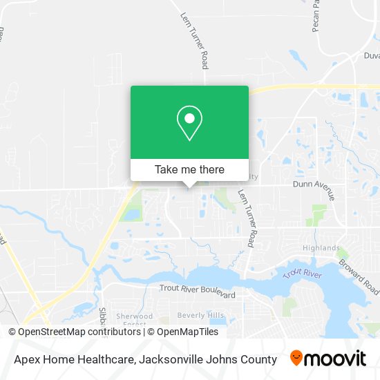 Apex Home Healthcare map