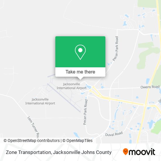 Zone Transportation map