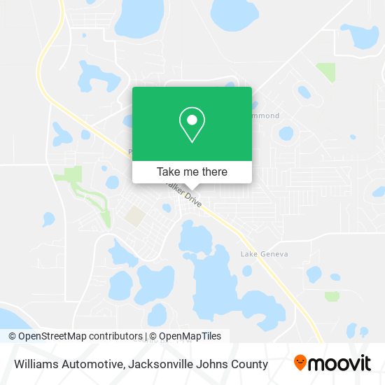 Williams Automotive map