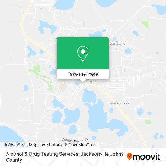 Alcohol & Drug Testing Services map