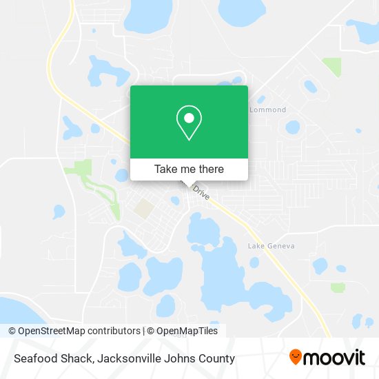 Mapa de Seafood Shack