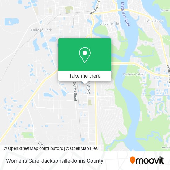 Women's Care map