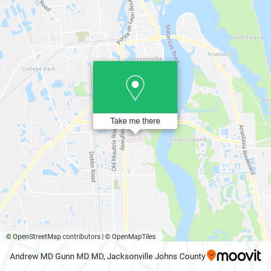 Andrew MD Gunn MD MD map