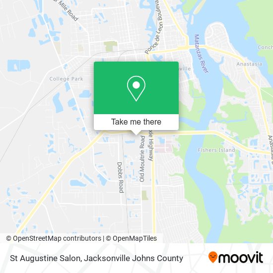 St Augustine Salon map