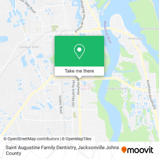 Saint Augustine Family Dentistry map