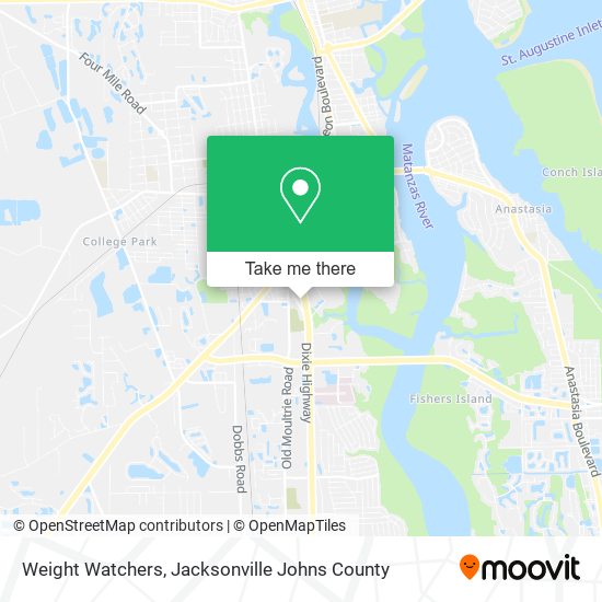Mapa de Weight Watchers