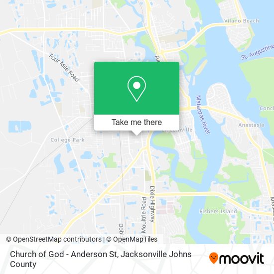 Mapa de Church of God - Anderson St