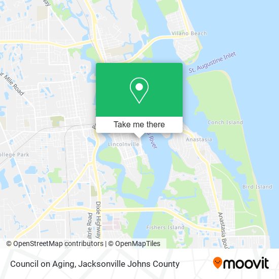 Council on Aging map
