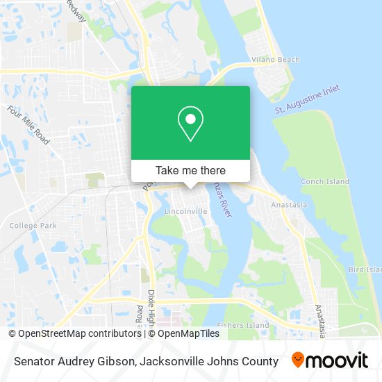 Mapa de Senator Audrey Gibson