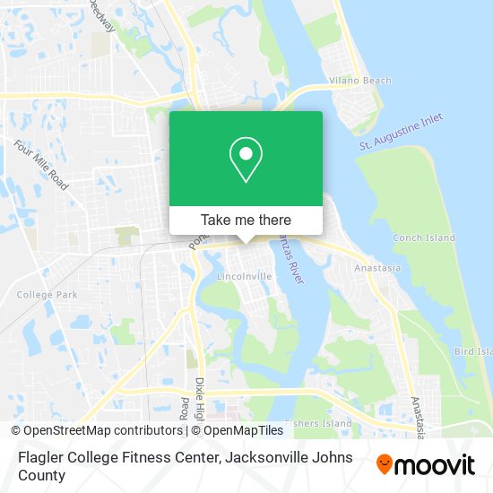 Flagler College Fitness Center map