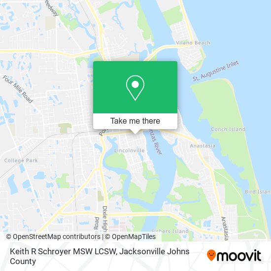 Mapa de Keith R Schroyer MSW LCSW