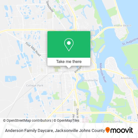 Anderson Family Daycare map