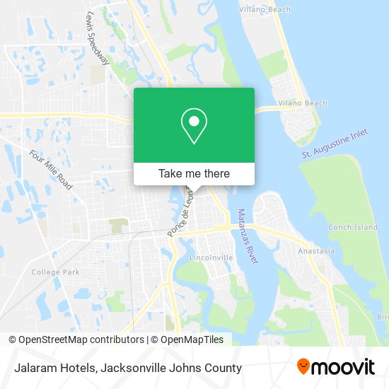 Jalaram Hotels map