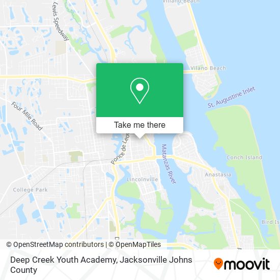 Mapa de Deep Creek Youth Academy