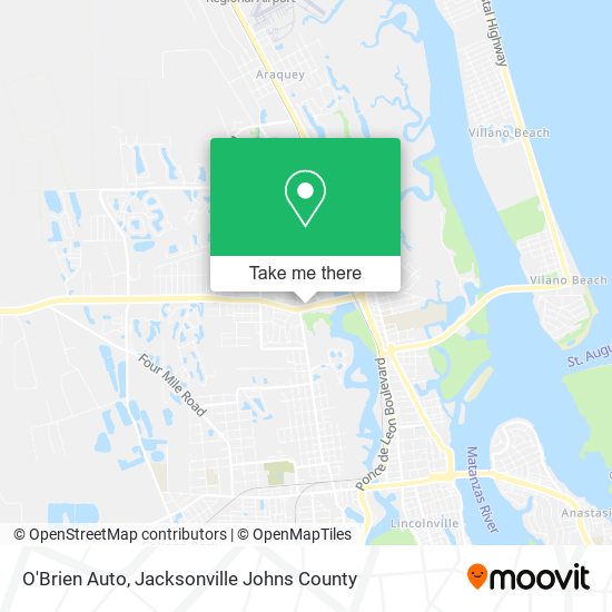 O'Brien Auto map
