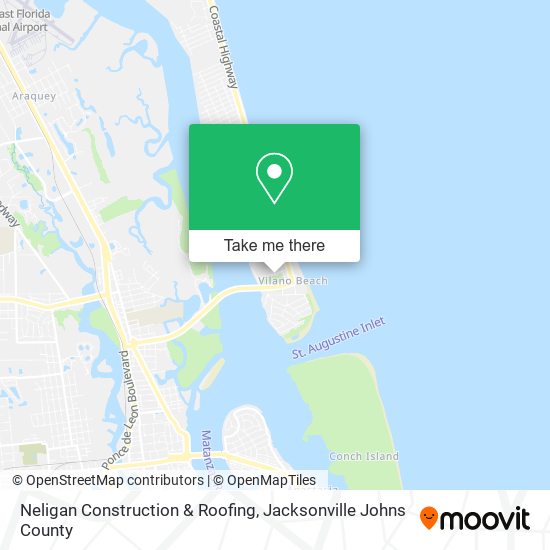 Neligan Construction & Roofing map