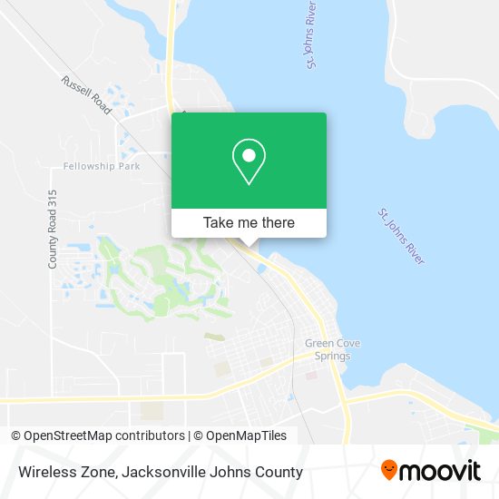 Mapa de Wireless Zone