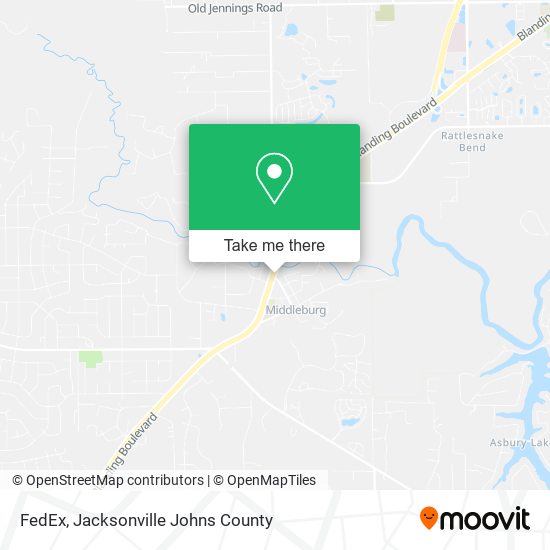 FedEx map