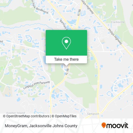 MoneyGram map