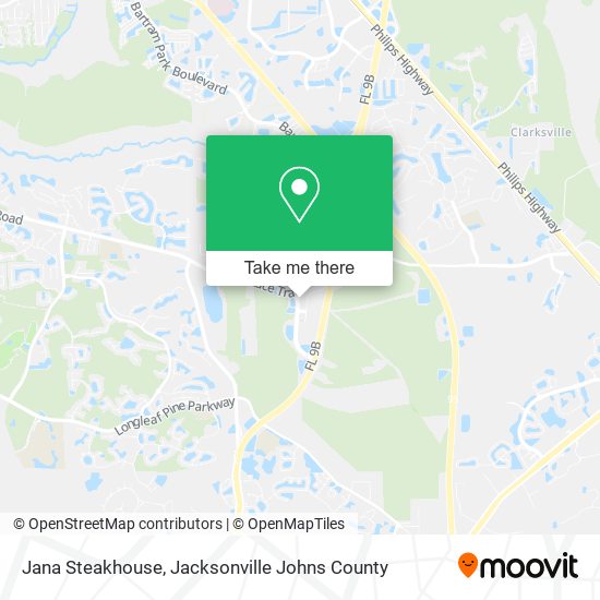 Jana Steakhouse map