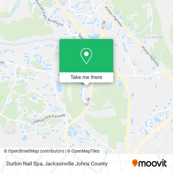 Durbin Nail Spa map
