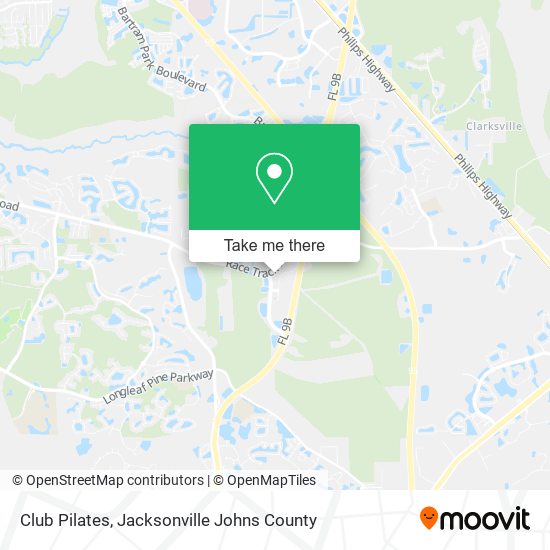 Club Pilates map
