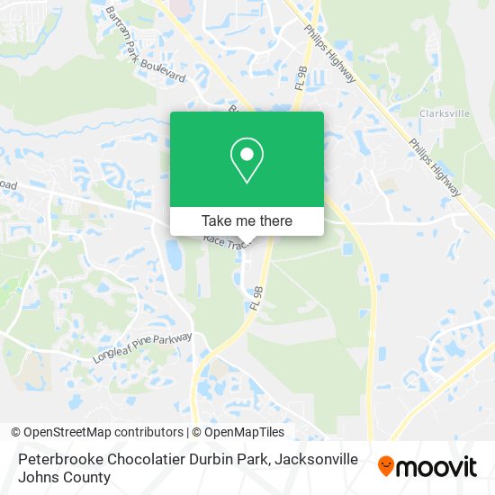 Mapa de Peterbrooke Chocolatier Durbin Park