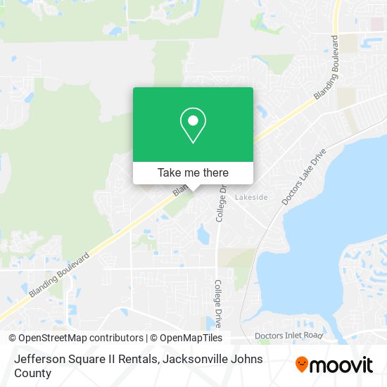 Jefferson Square II Rentals map