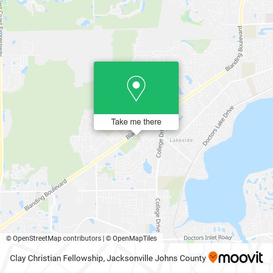 Clay Christian Fellowship map