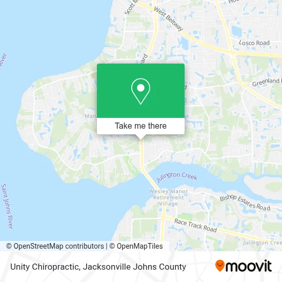 Unity Chiropractic map
