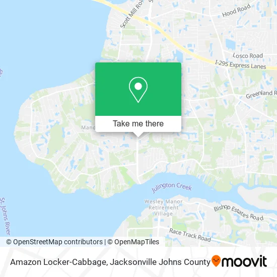 Amazon Locker-Cabbage map