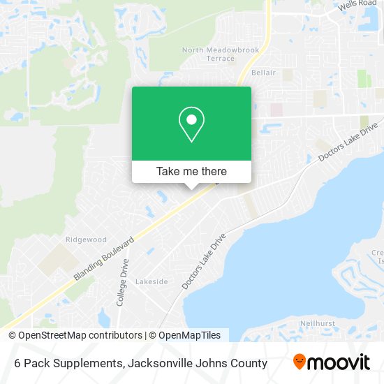 6 Pack Supplements map