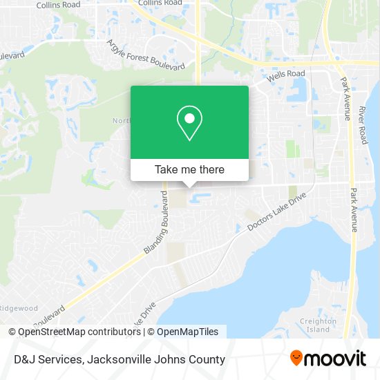 D&J Services map