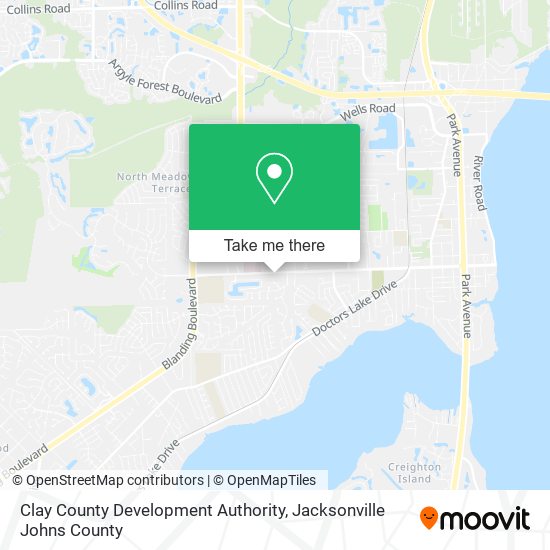 Mapa de Clay County Development Authority