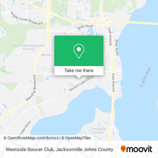 Mapa de Westside Soocer Club