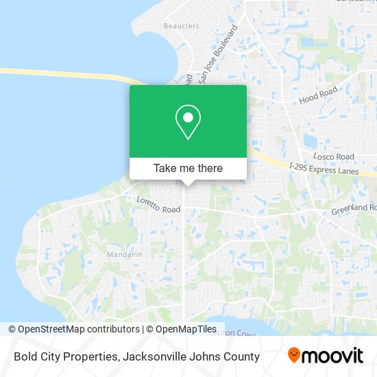 Bold City Properties map