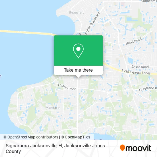 Signarama Jacksonville, Fl map
