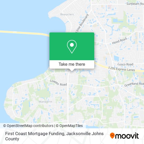 First Coast Mortgage Funding map