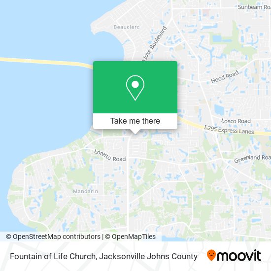 Mapa de Fountain of Life Church