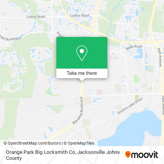 Orange Park Big Locksmith Co map