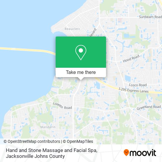 Hand and Stone Massage and Facial Spa map