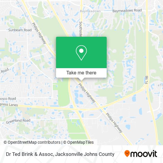 Dr Ted Brink & Assoc map