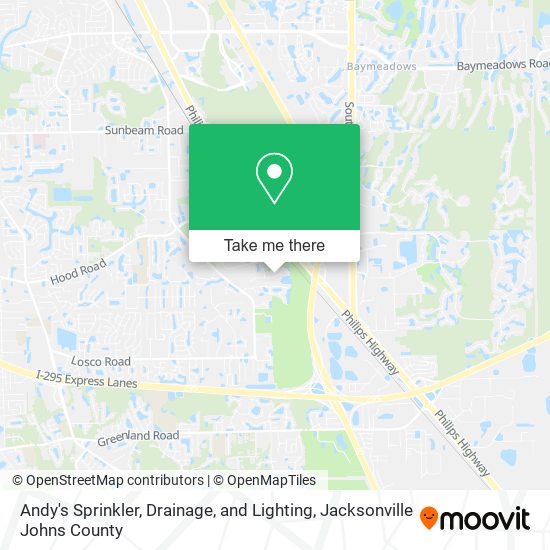 Andy's Sprinkler, Drainage, and Lighting map