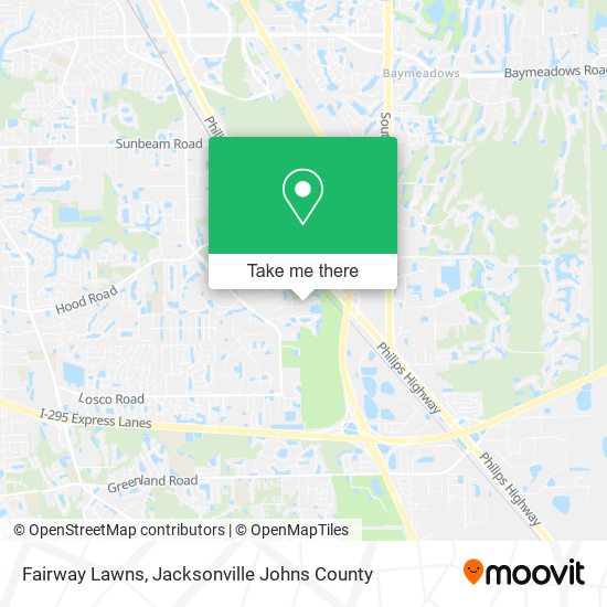 Mapa de Fairway Lawns