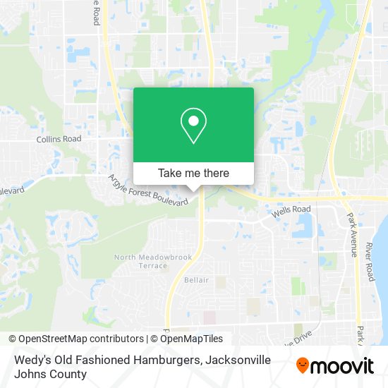 Mapa de Wedy's Old Fashioned Hamburgers
