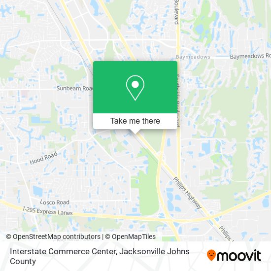 Interstate Commerce Center map